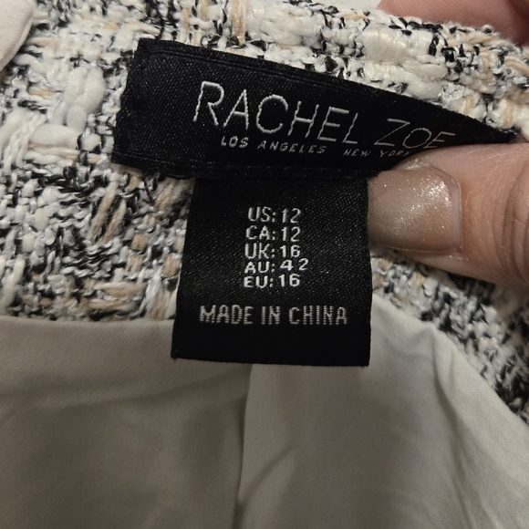 Rachel Zoe Black and White Mini Skirt - Picture 4 of 4